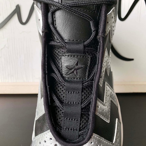 Converse, Black and Silver Sneakers - Picture 9 of 13